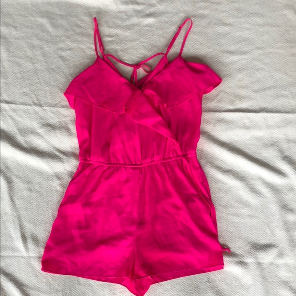 Hot Pink Romper